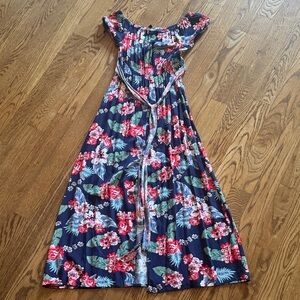 One Clothing Floral Off-Shoulder Maxi Dress